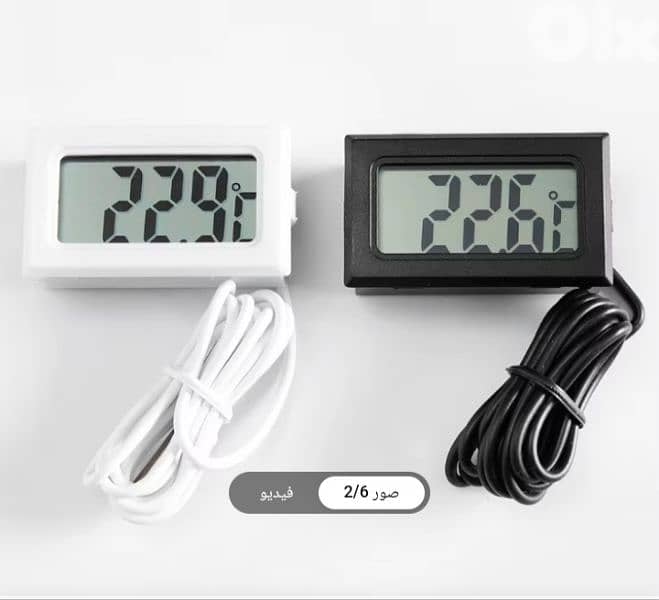 Digital LCD Aquarium Thermometers  جهاز قياس الحرارة الرقمي 1