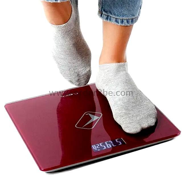 Lexical 180kg Digital Bathroom Scale — 0.05kg Precision Tempered Glass 1