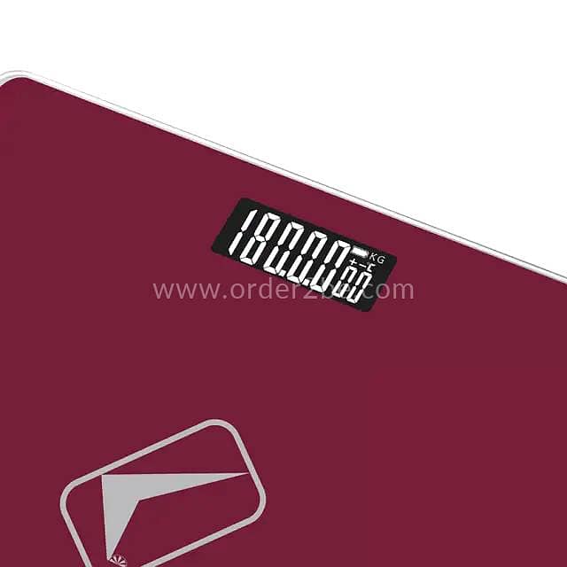 Lexical 180kg Digital Bathroom Scale — 0.05kg Precision Tempered Glass 3