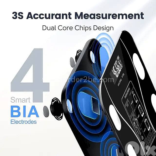 17-Metric Bluetooth Smart Scale: Body Composition Analysis & App Sync 9