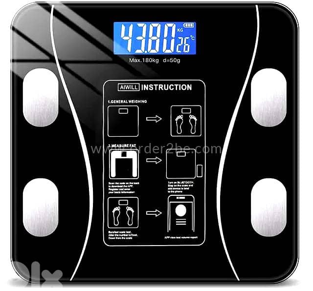 17-Metric Bluetooth Smart Scale: Body Composition Analysis & App Sync 12