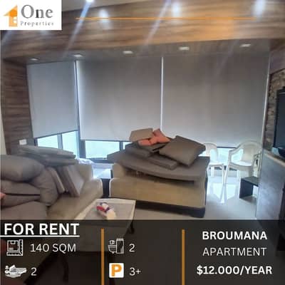 APARTMENT FOR RENT IN BROUMANA