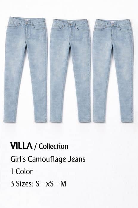 Girl's Camouflage Jeans from "VILLA" Collection 1