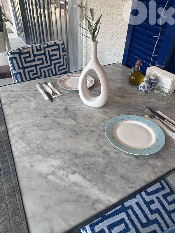 2 Marble Tables, used , great condition 1