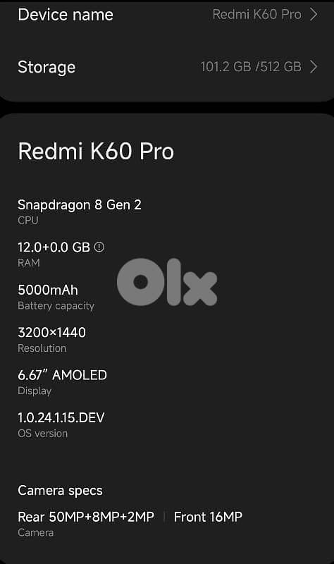 xiaomi k60 pro 1