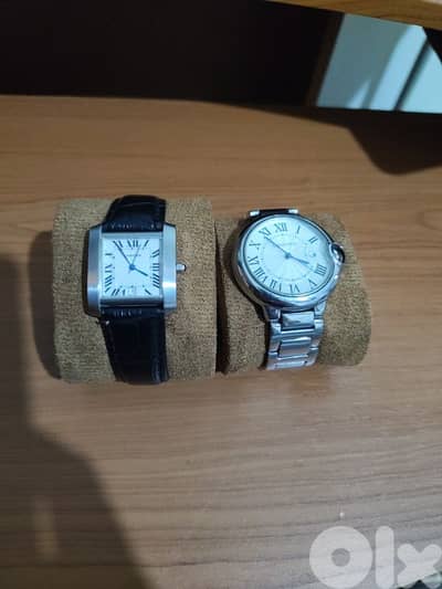 2 cartier watches