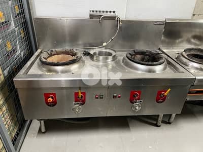 commercial double wok