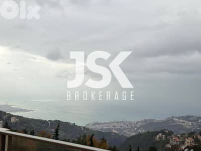 L20063 - Semi-Furnished Apartment with Terrace For Rent in Kfour