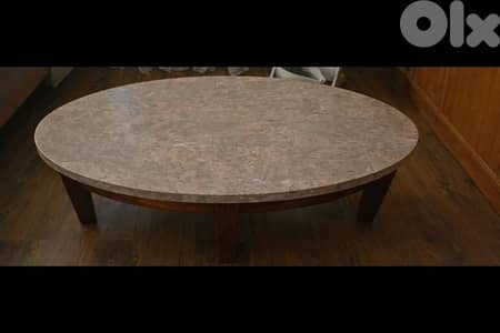 marble living room table