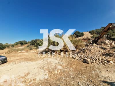 L20068 - A 1339 SQM Land With Full Sea View For Sale in Kfaraabida