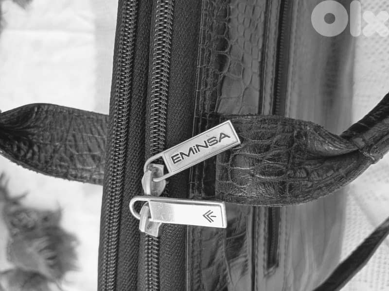 GENUINE CROCO EMINSA BRIEFCASE-laptop 3