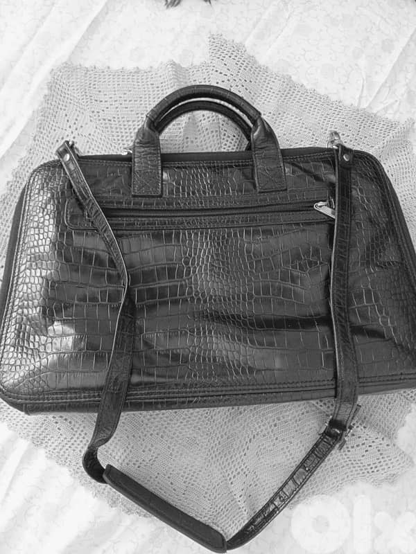 GENUINE CROCO EMINSA BRIEFCASE-laptop 4