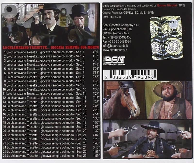 Lo Chiamavano Tresette ( RARE LIMITED EDITION ) 1