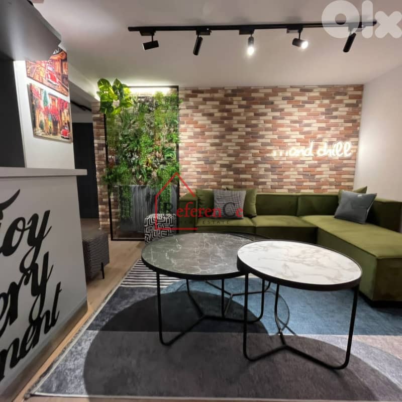 Furnished chalet for rent in Mzar شاليه مفروشة للإيجار في عيون السيمان 1