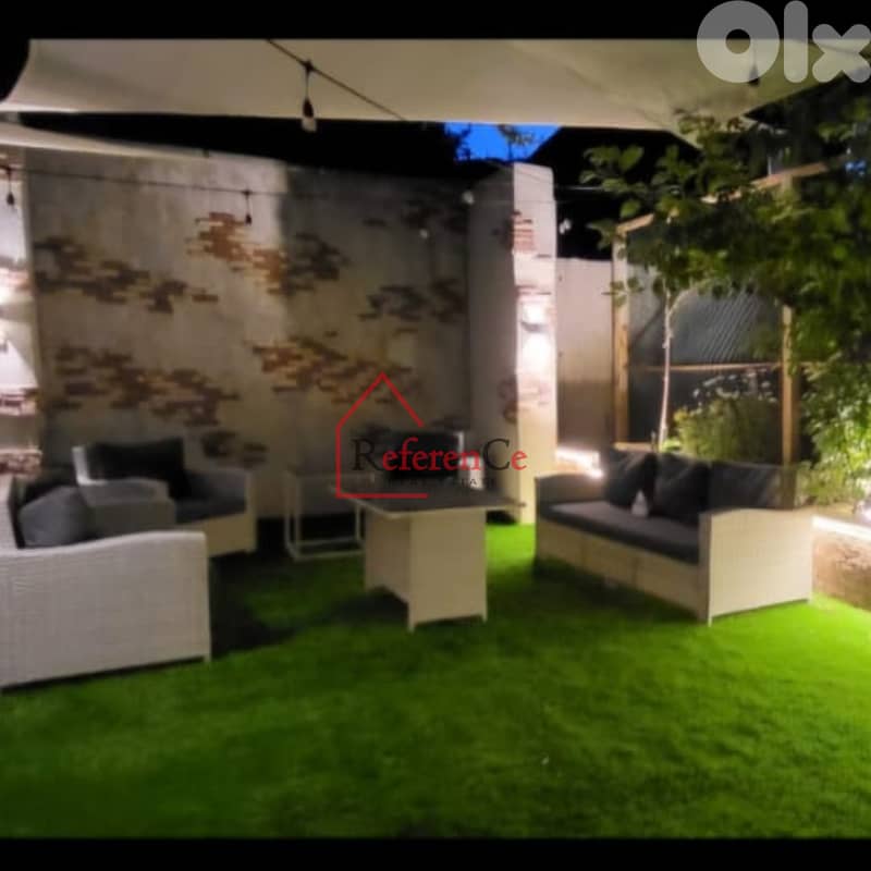 Furnished chalet for rent in Mzar شاليه مفروشة للإيجار في عيون السيمان 4