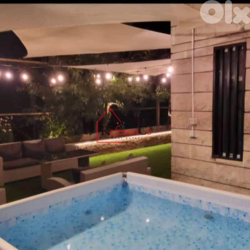 Furnished chalet for rent in Mzar شاليه مفروشة للإيجار في عيون السيمان 5