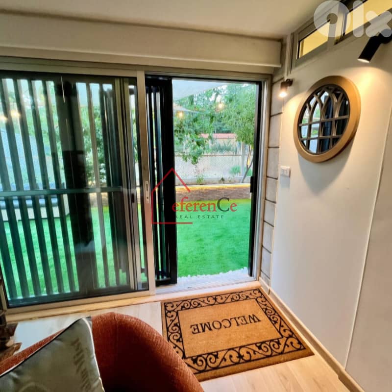 Furnished chalet for rent in Mzar شاليه مفروشة للإيجار في عيون السيمان 6