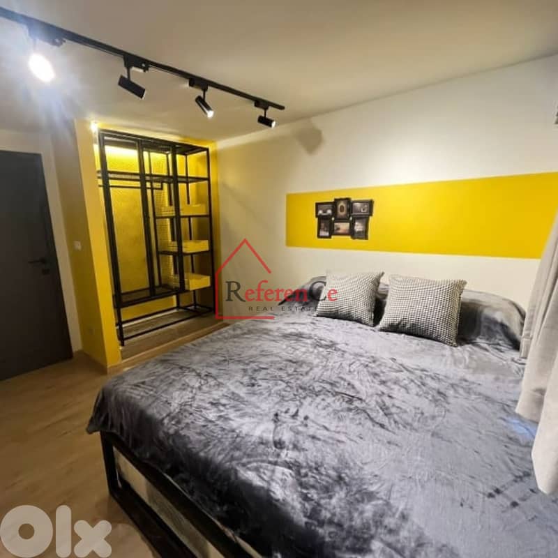 Furnished chalet for rent in Mzar شاليه مفروشة للإيجار في عيون السيمان 7