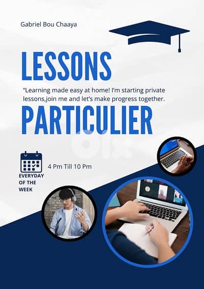 Lesson particulier at home / AGENDA (devoir . . . . )