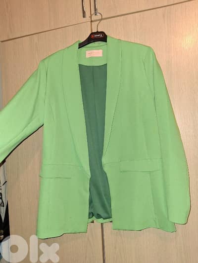 green blazer