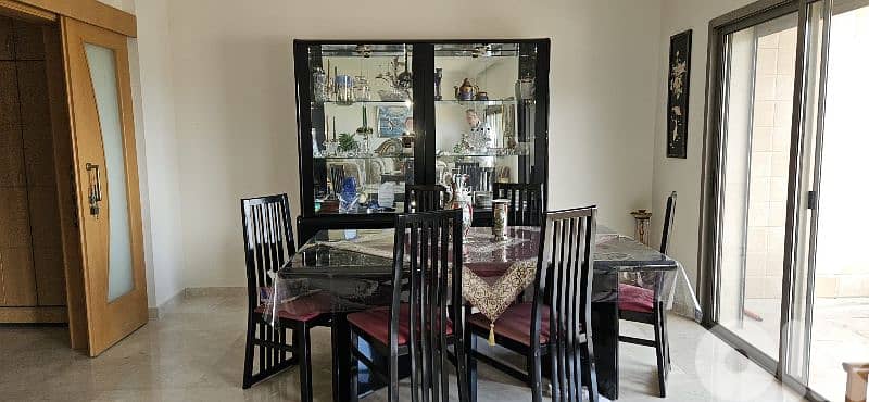 Elegant black dinning room 1