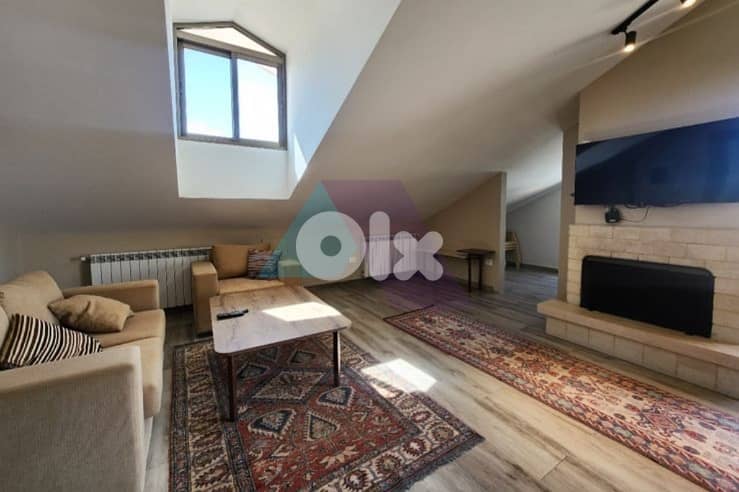 LUX 85m2 Chalet+mountain view 4rent in Faraya - شاليه للإيجار في فاريا 2