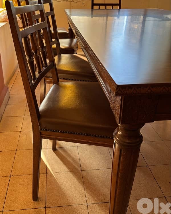 طاولة سفرة خشب زين 3