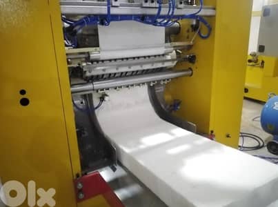 مصنع لانتاج المحارم الورقيه خطين , اربعة خطوط