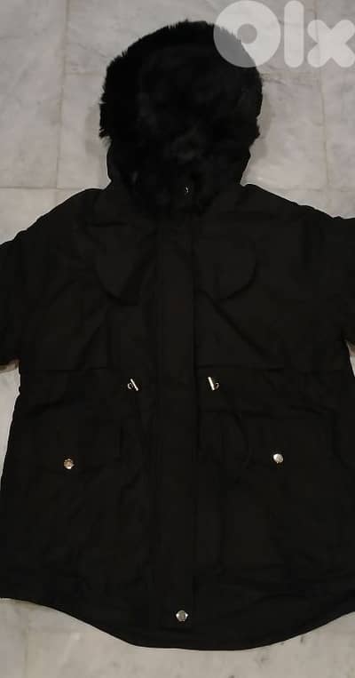 New Woman Black Furr Coat - still tag on it