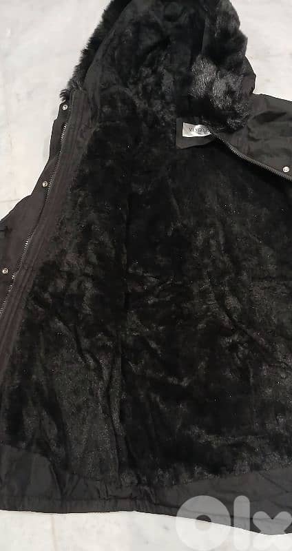New Woman Black Furr Coat - still tag on it 8