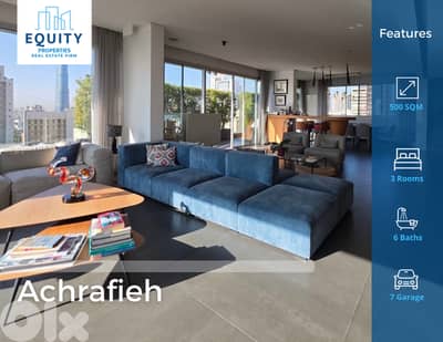 500 SQM Apartment For Sale In Achrafieh شقة للبيع #JZ3124