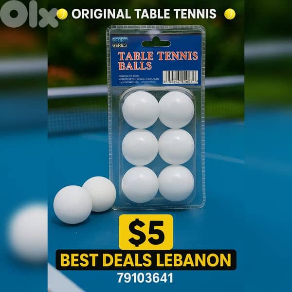 Tennis & pingpong balls 1