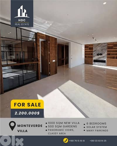 Monteverde Stunning New 1000 sqm Villa in a prime location