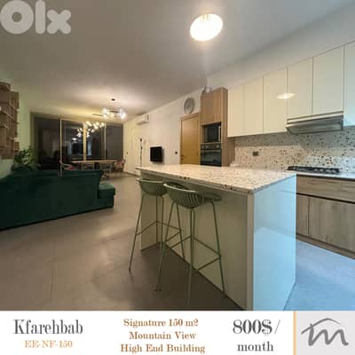 Kfarehbab | Signature | High-End Building | Furnished-Equipped 150m²