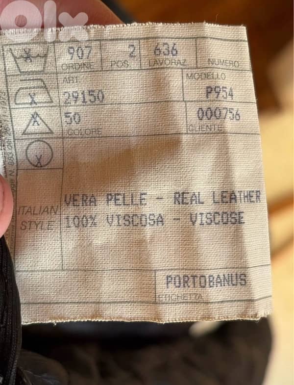 Genuine Italian Leather Coat • Nuova Moda (Size 50/L) • Made in Italy 4