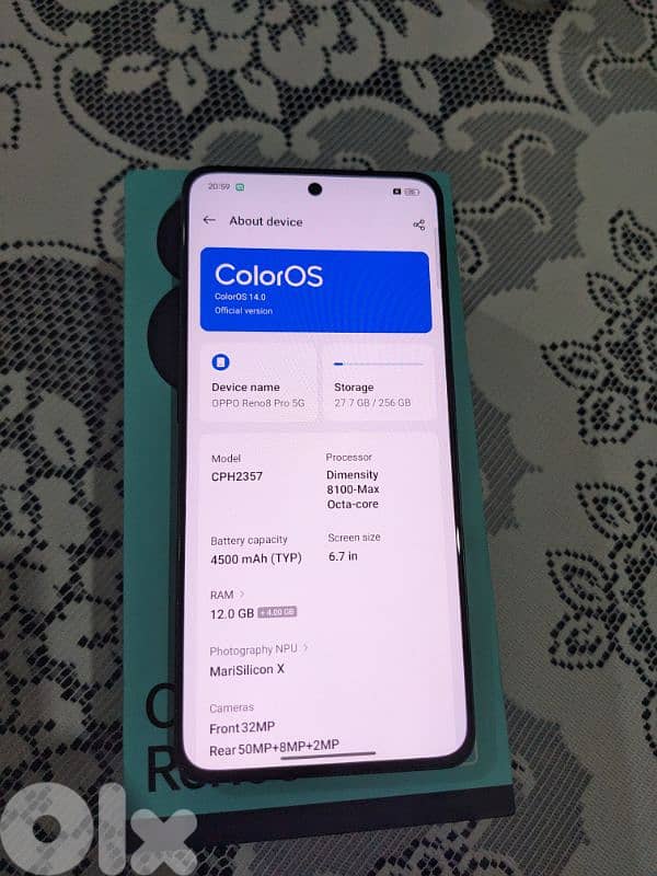 Oppo reno 8 pro 5g 2