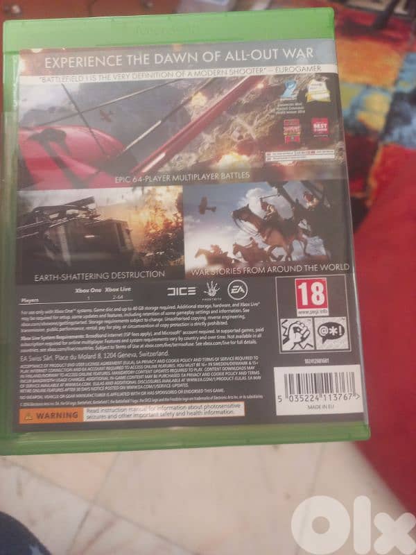 Battlefield 1 For Xbox one 1