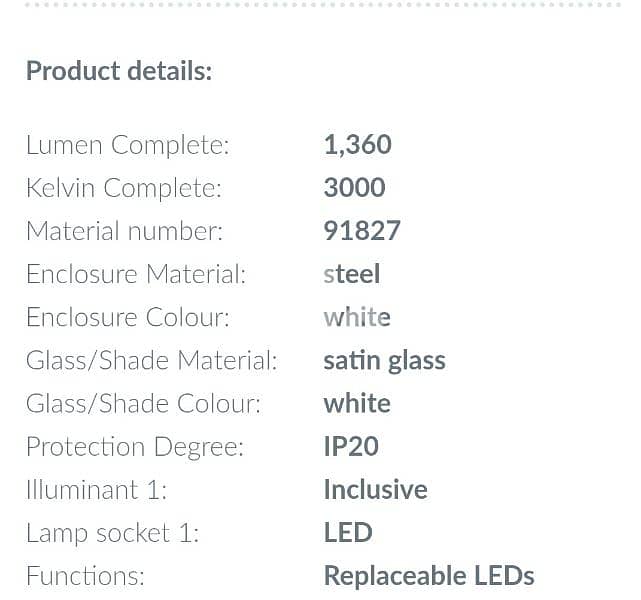 EGLO abida wall light 1