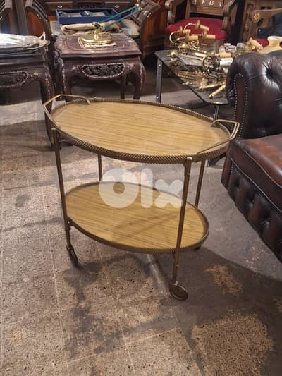 vintage bar cart trolley