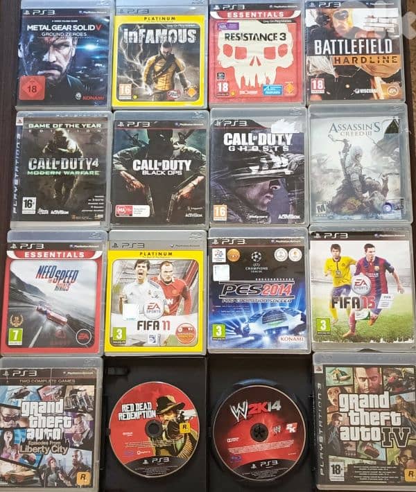 PS3 used games CD for sale in Leb 3