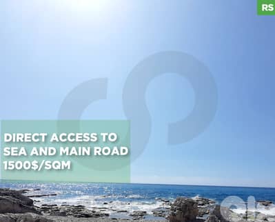 Beachfront Land in Nahr Ibrahim نهر ابراهيم –$1,500/sqm ! REF#RS131311