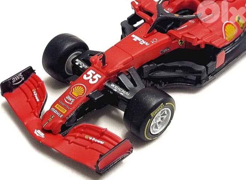 Ferrari SF21 #55(Carlos Sainz) diecast car model 1;43 2