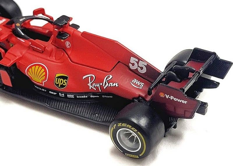 Ferrari SF21 #55(Carlos Sainz) diecast car model 1;43 4