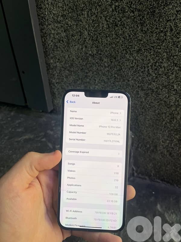 ايفون 13 pro max. كتير نظيف 4