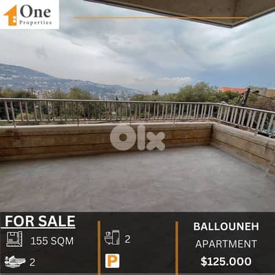APARTMENT FOR SALE IN BALLOUNEH