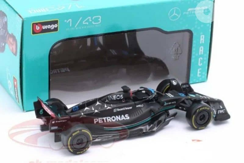 Mercedes AMG W14E #63 (2023) diecast car model 1;43. 4