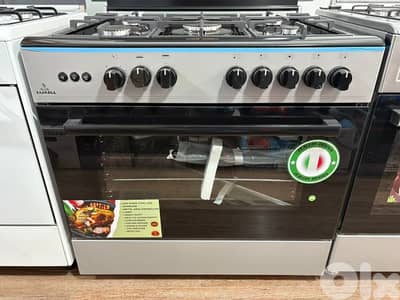 Gas Cooker LUXELL 90cm Wide Oven فرن غاز لوكسل عريض