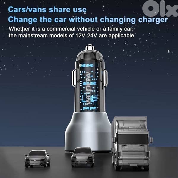 wopow Car adapter 48w 4