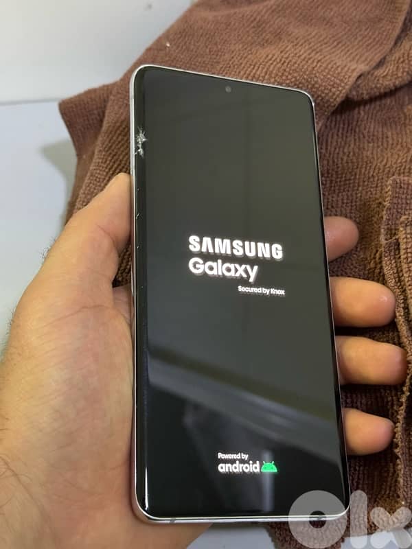 شاشا فقط S21 ultra broken screen 3