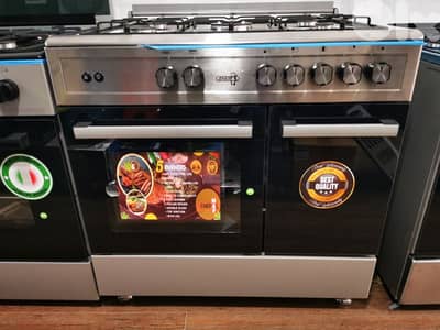 Gas Cooker GENERAL 90cm Stainless Steel فرن غاز جنرال الأصلي ستانلس
